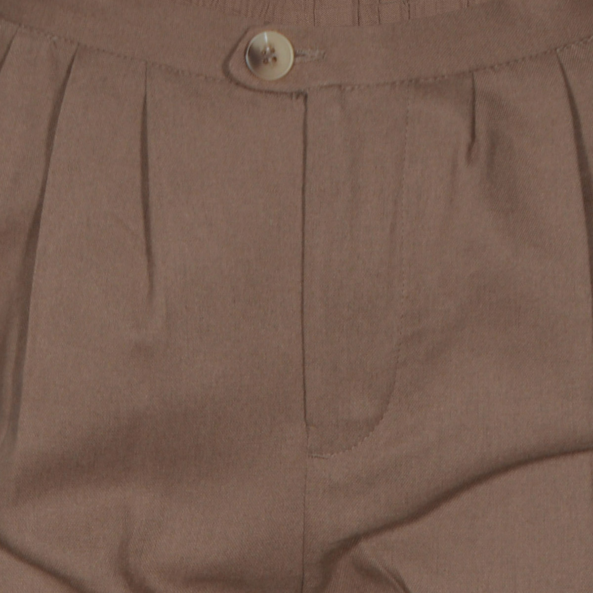 Pantalón Amplio con Bolsillos Philosophy Color Café Talla Chica para Mujer image number null