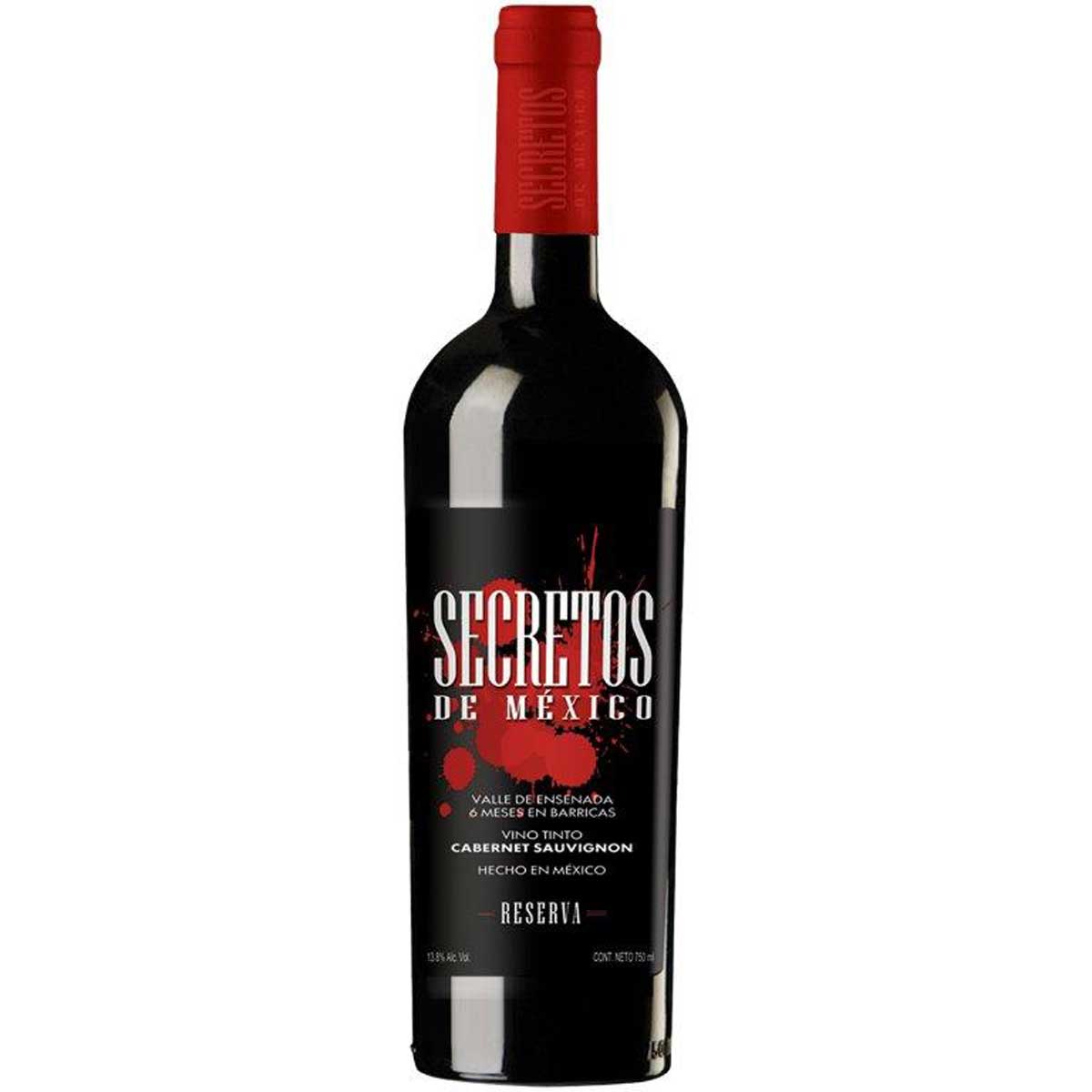 VINO TINTO SECRETOS DE MEXICO RESERVA CABERNET SAUVIGNON image number null