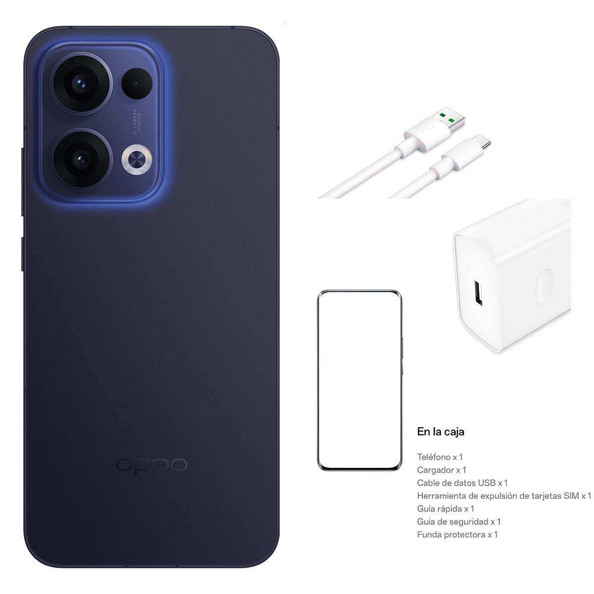 OPPO Reno13 5G 512GB Azul Telcel R9 image number null