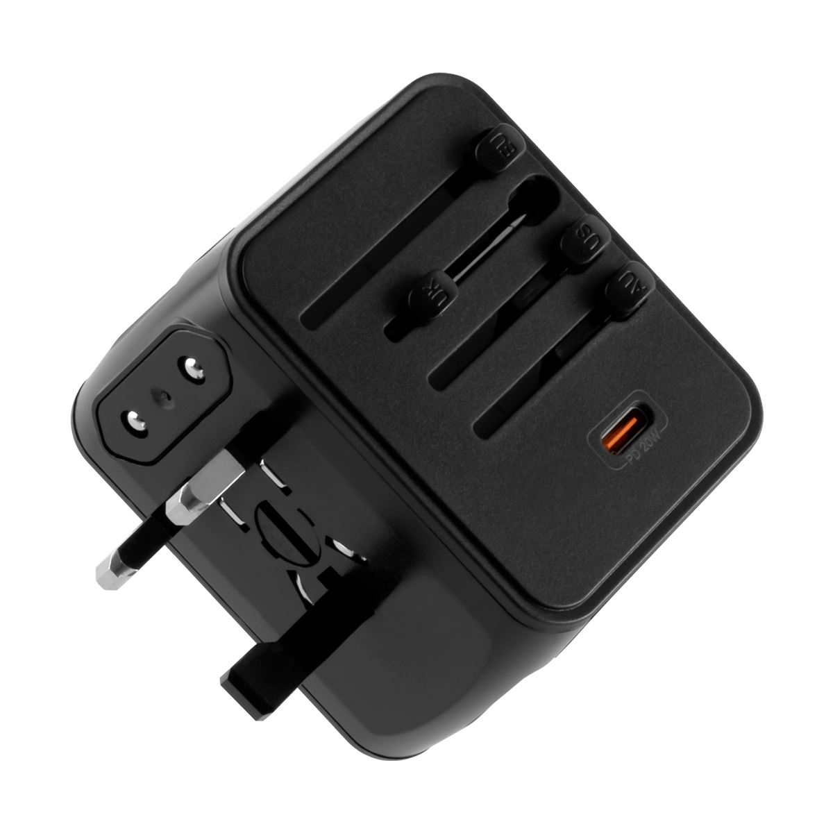 Cargador de Pared Mobo Viaje 2 Puertos Usb A/Usb C 20W image number null