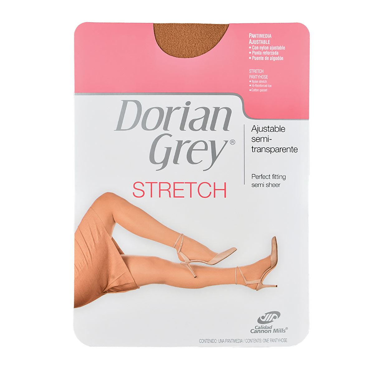 Pantimedia Dorian Grey Stretch semi transparente 224 chica natural dama image number null