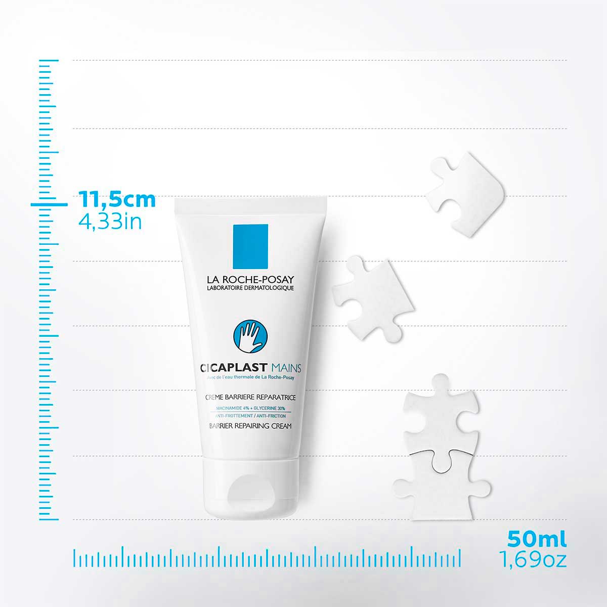 Crema de manos La Roche Posay Cicaplast Manos hidratante, protectora y reparadora 50 ml image number null