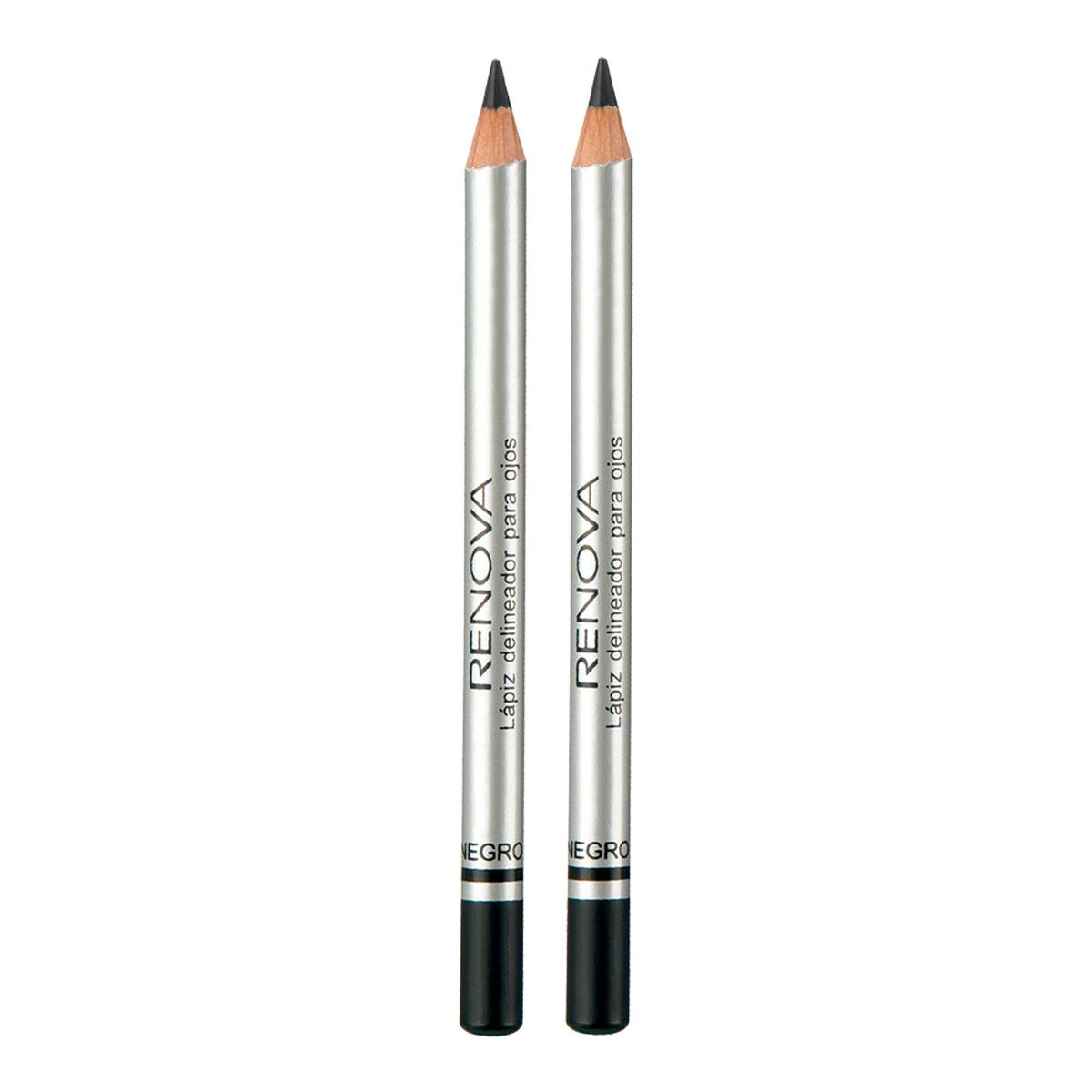 Renova Lápiz Delineador DUO Párpados y Cejas Negro image number null