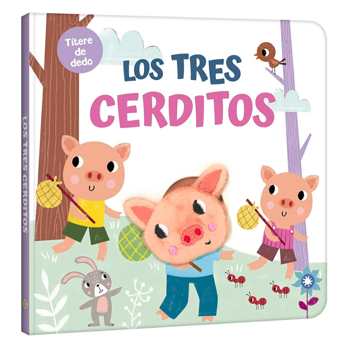 Tres Cerditos clásicos, títere dedo image number null