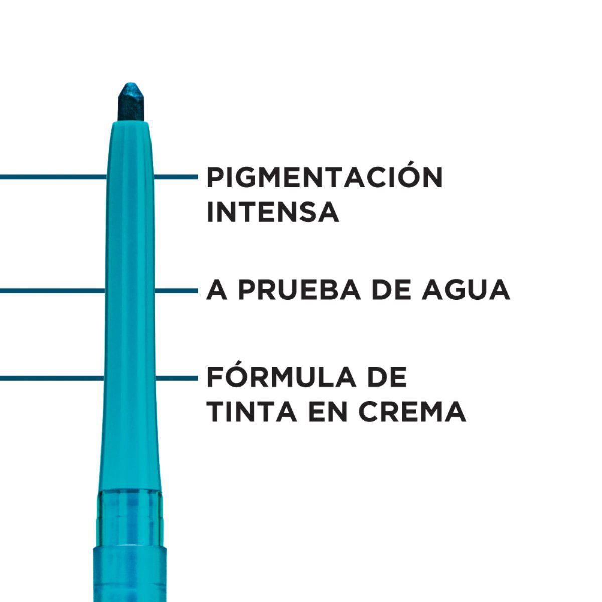 Delineador para Ojos L'Oréal Paris Le Liner Signature Turquoise Faux 28g image number null
