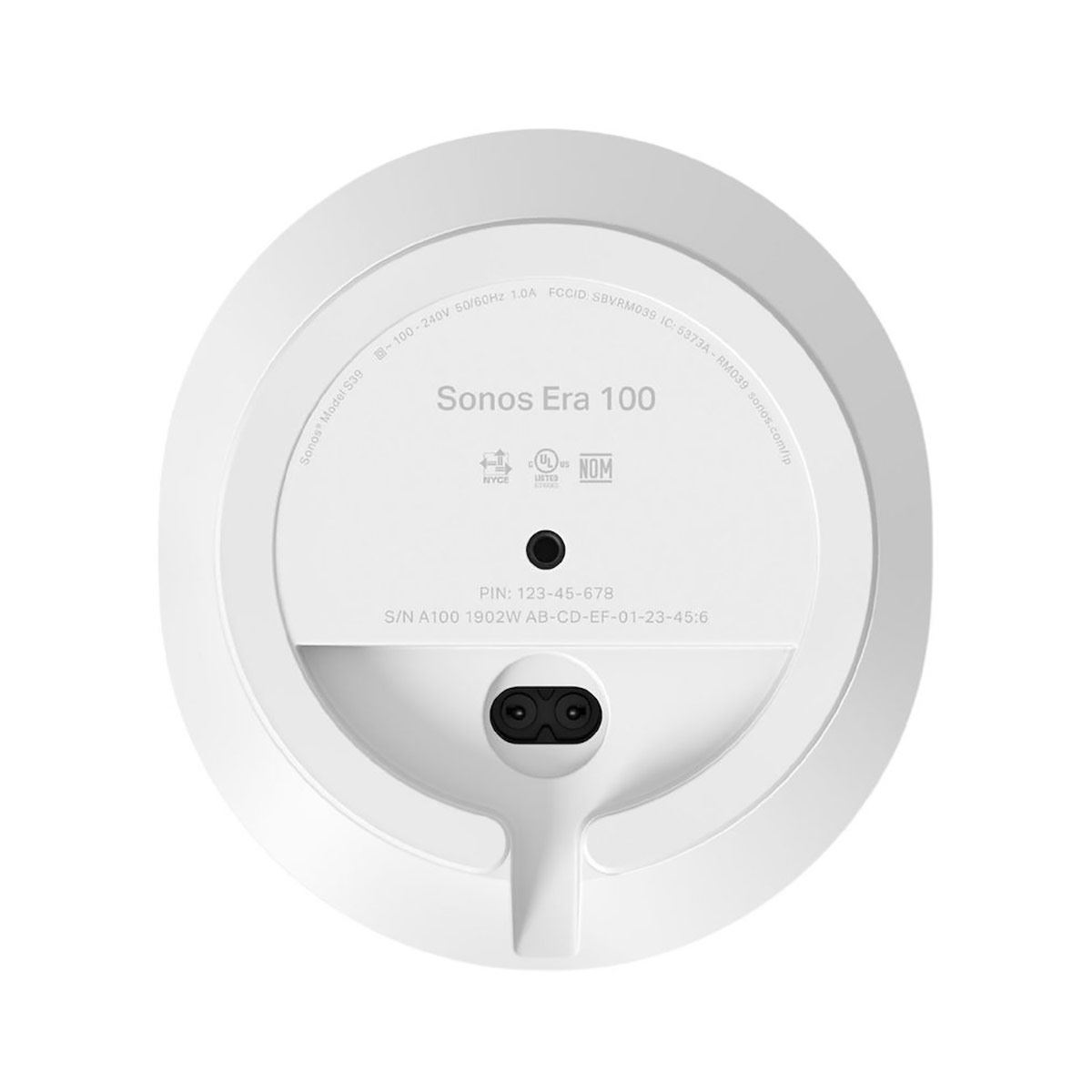 Bocina Sonos Era 100 con ac&uacute;stica y conectividad WiFi y bluetooth color blanco image number null