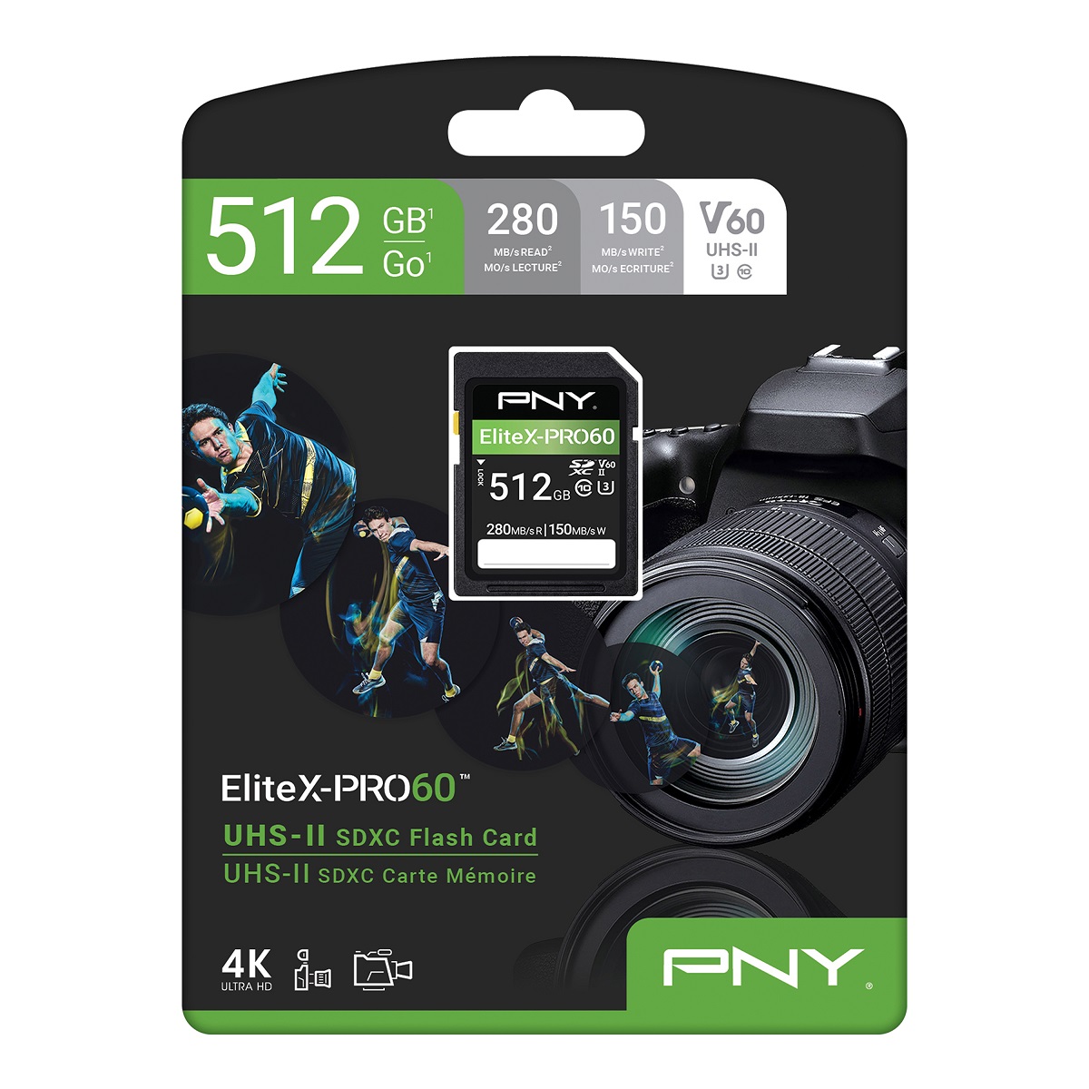 Tarjeta de memoria PNY 512 GB SD elite x pro image number null