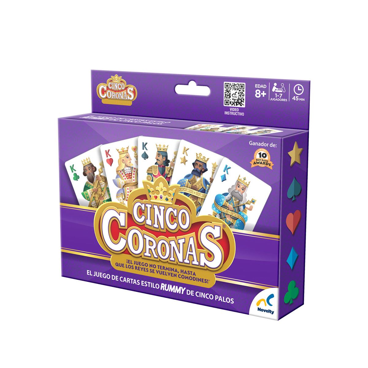 Juego de Cartas Cinco Coronas image number null
