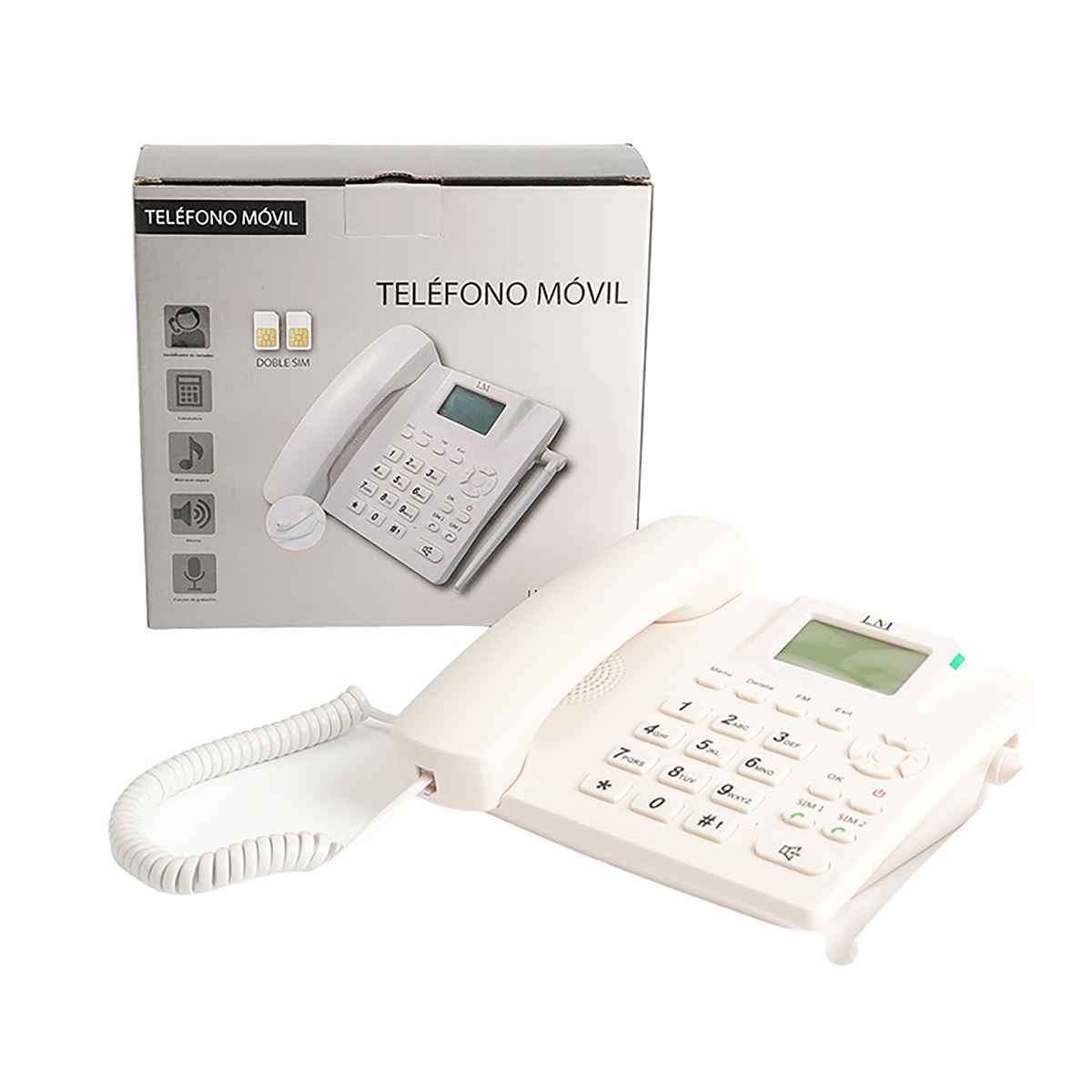 Tel&eacute;fono Inal&aacute;mbrico M&oacute;vil Chip LM-750 image number null