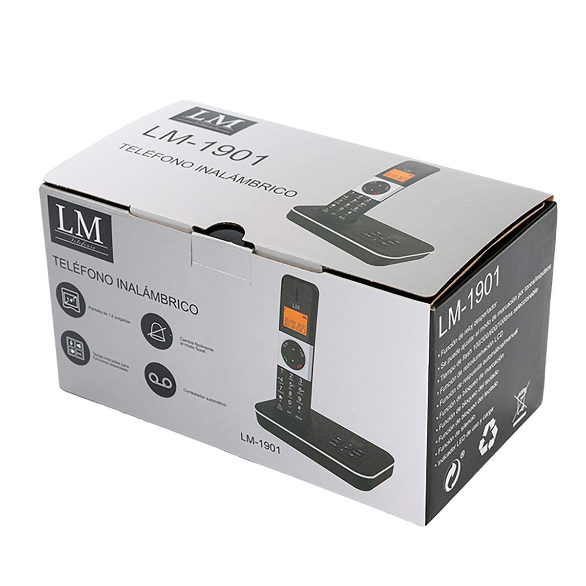 Teléfono de Escritorio e Inalámbrico LM-1901 image number null