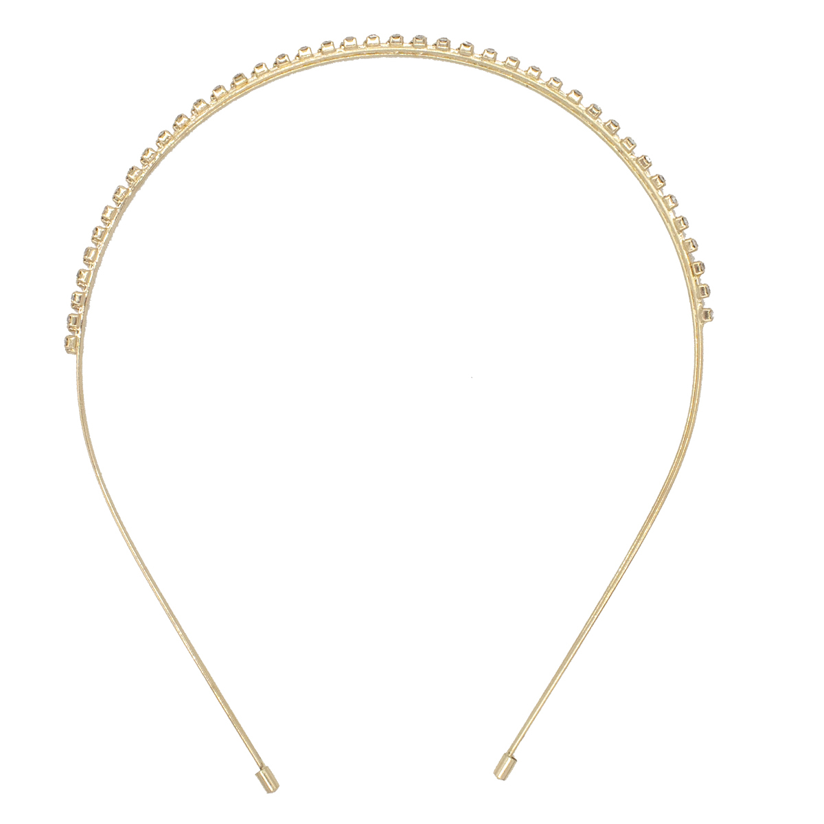 Diadema Mujer Colección Cristales Dorado Ponette image number null