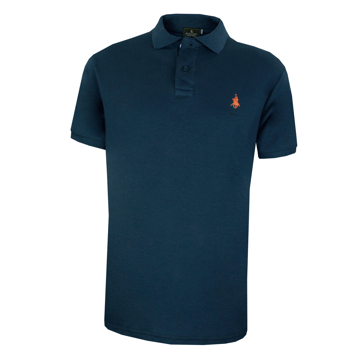 Playera Lisa Polo Club Azul Para Hombre EG image number null