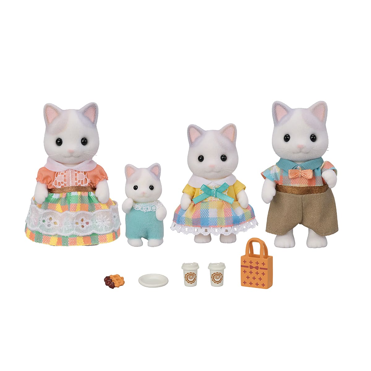 Familia Gato Latte Sylvanian Families image number null