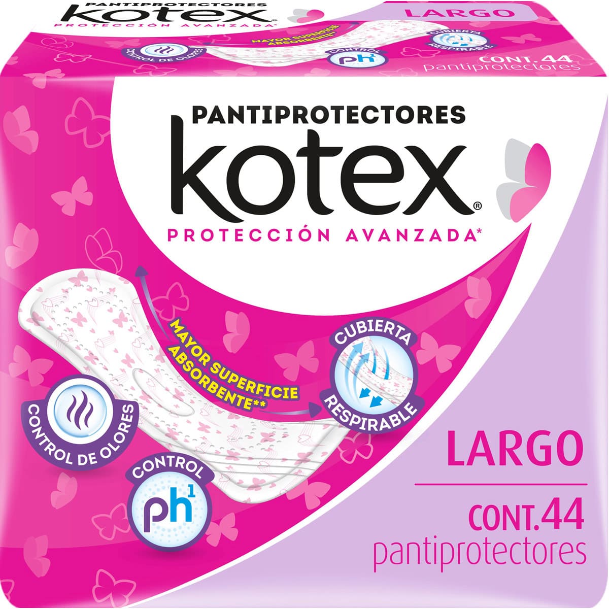 Panty Prot Kotex Largo C/44 image number null