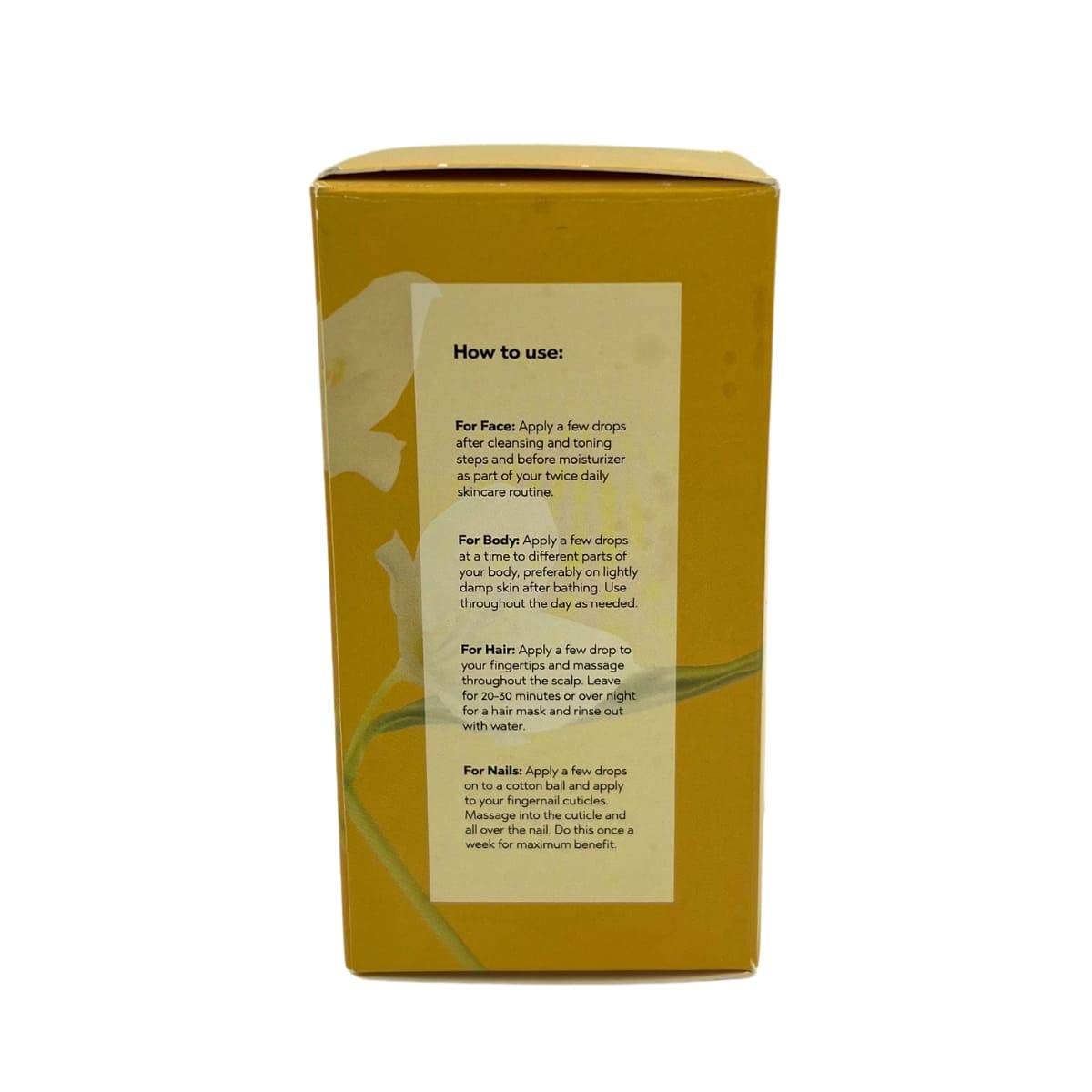 Aceite para Rostro y Cuerpo Jasmine 30ml Measurable Difference image number null