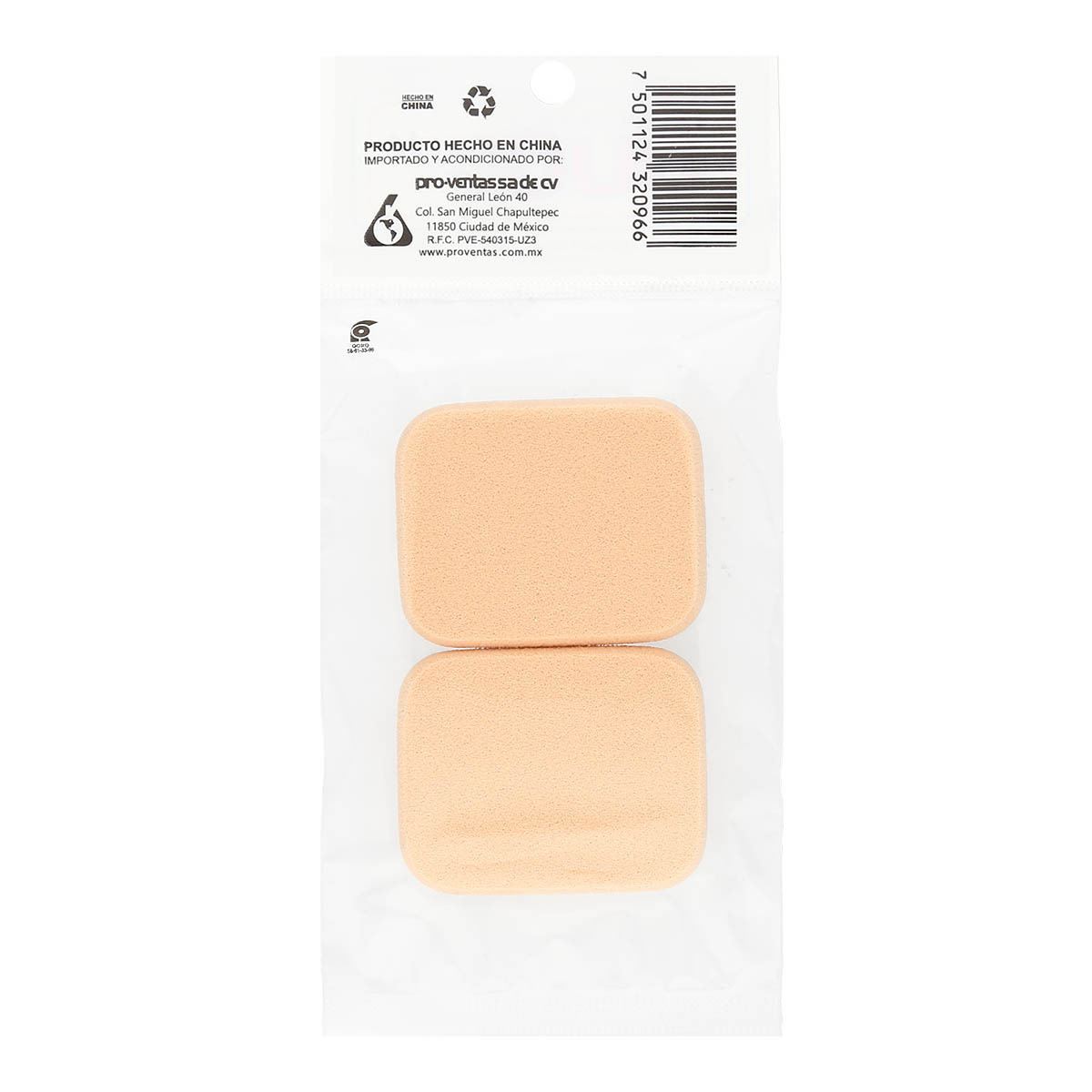 2 esponjas elite para maquillaje compacto Rachel Duo 96-M image number null