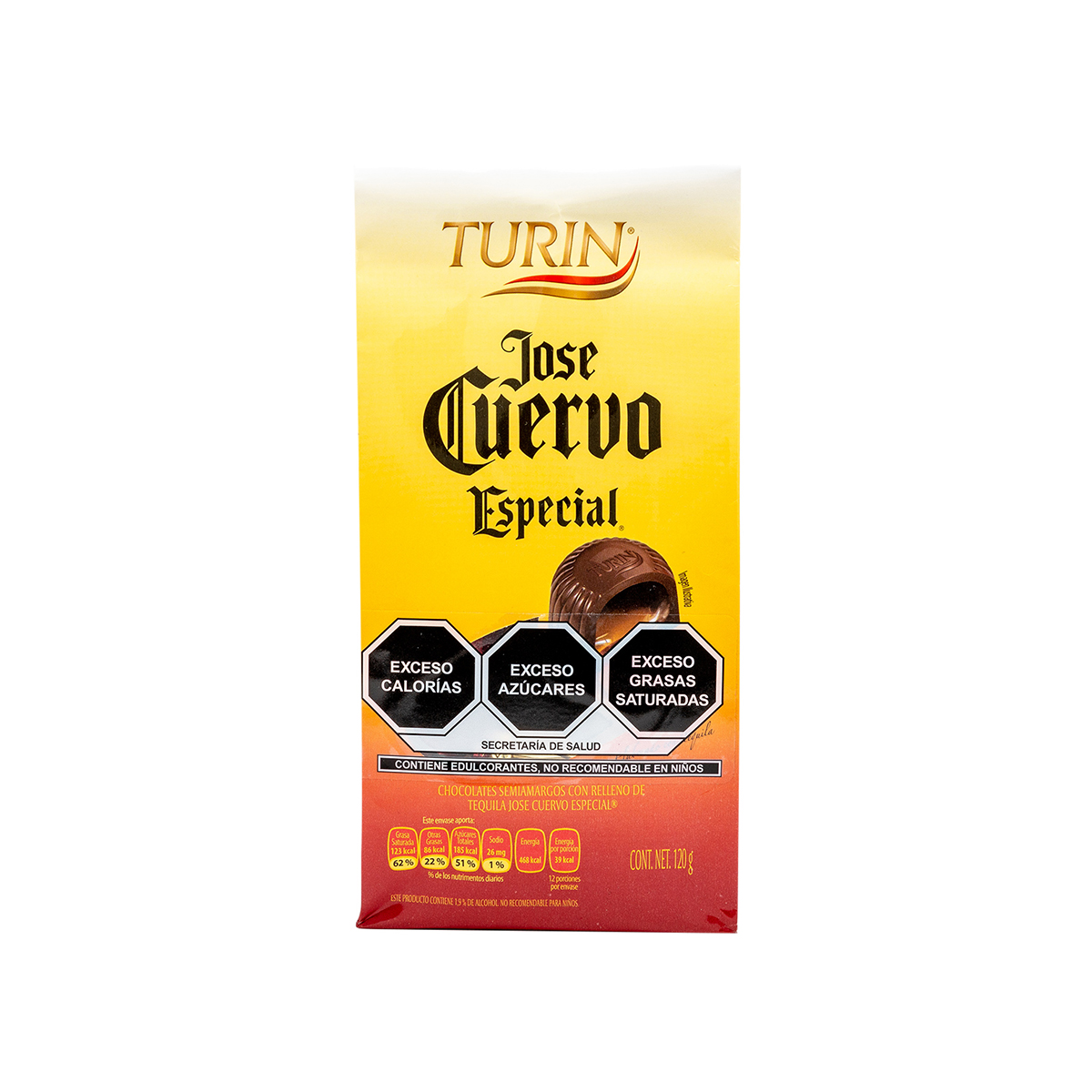 Bolsa de Chocolates rellenos de Tequila Jose Cuervo Especial Turin 120g image number null