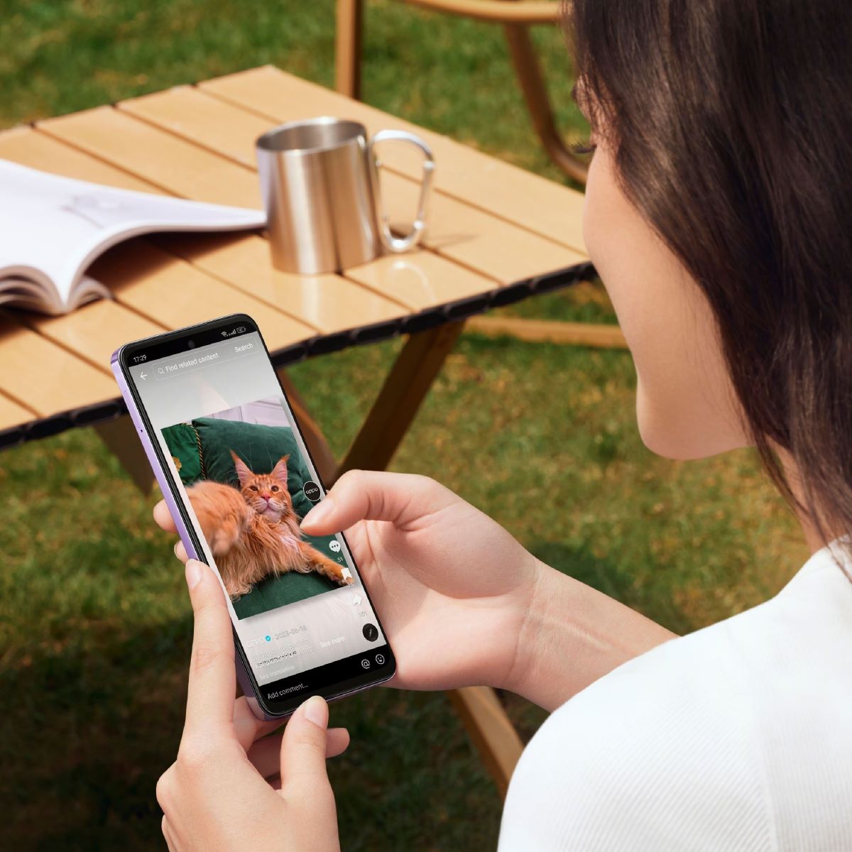 Oppo A80 5G 256GB Negro Telcel R4 image number null