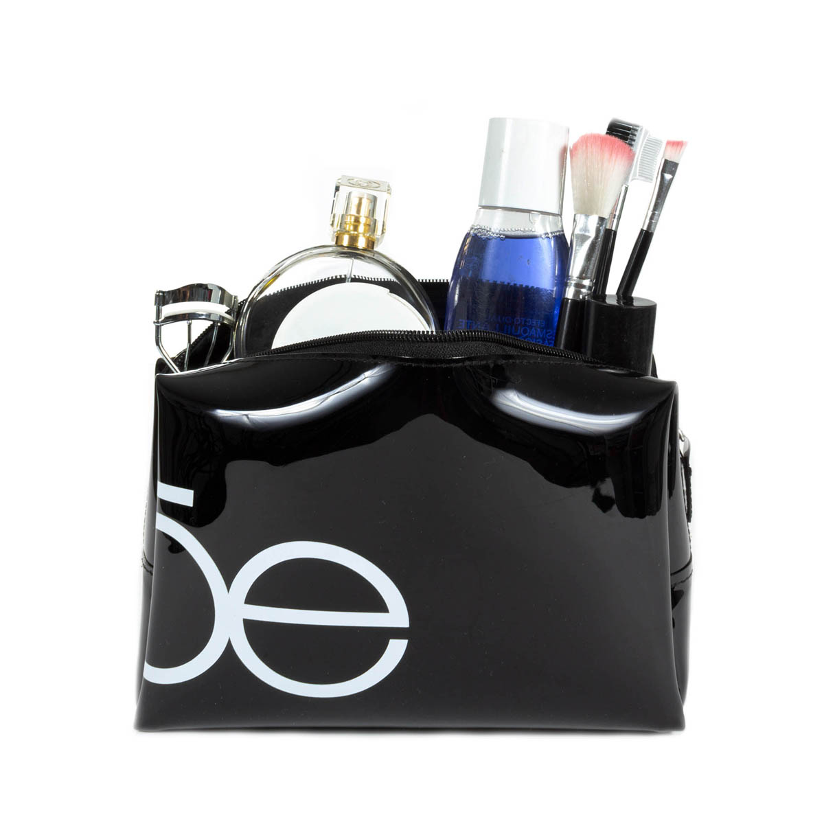 Cosmetiquera Cierre Sencillo Negro Cloe image number null