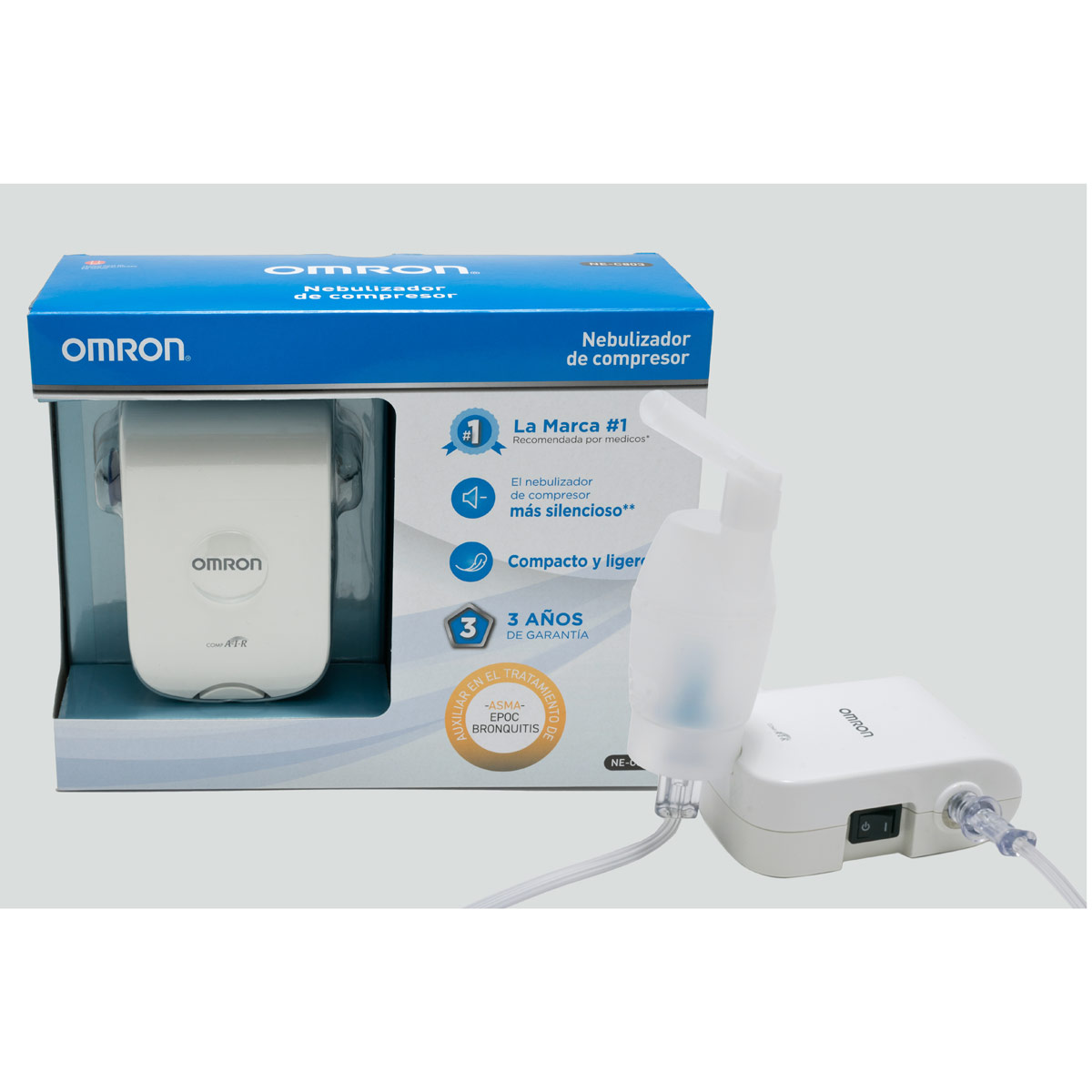 Nebulizador de Compresor para Niños y Adultos Omron image number null