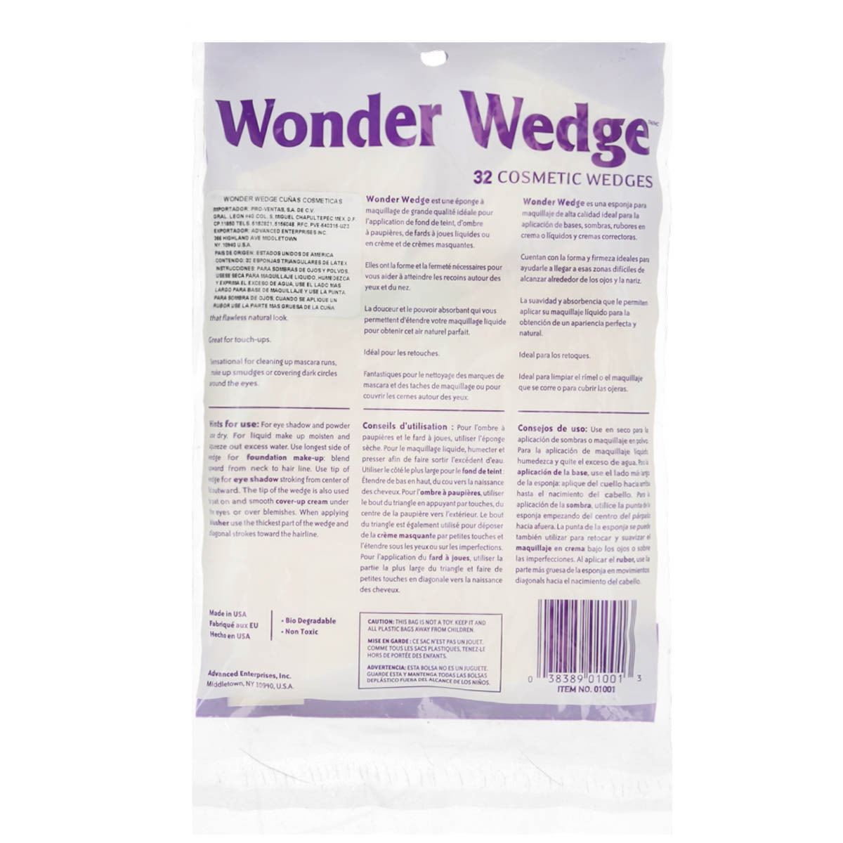 32 Esponjas Triangulares Wonder Wedge image number null