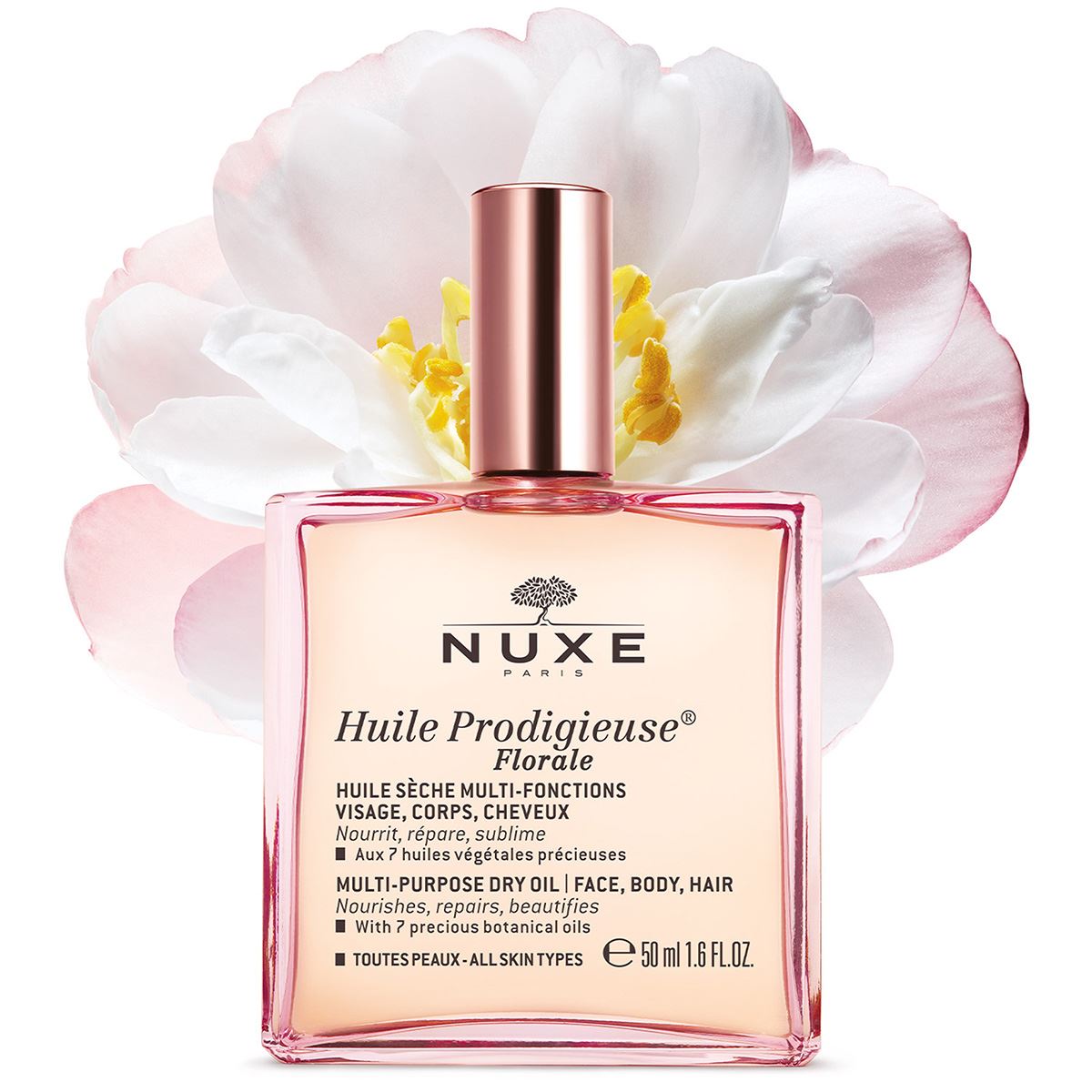 Huile Prodigieuse® Florale Aceite Seco Nutritivo para Rostro, Cuerpo y Cabello 100ml image number null