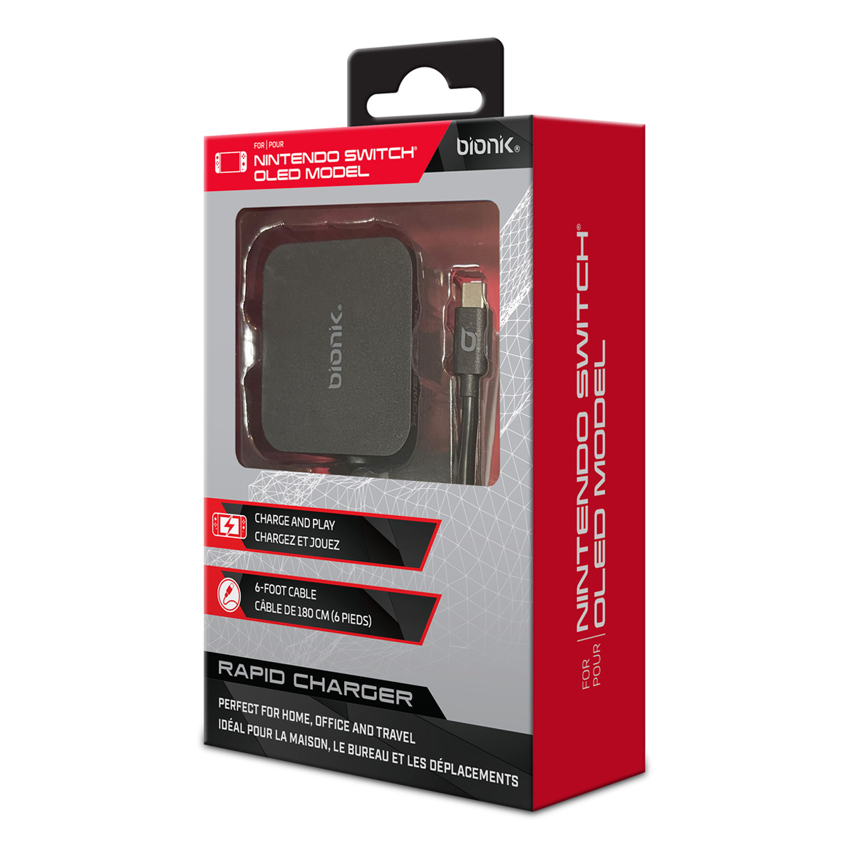 Kit de carga Bionik 45W para Nintendo Switch image number null