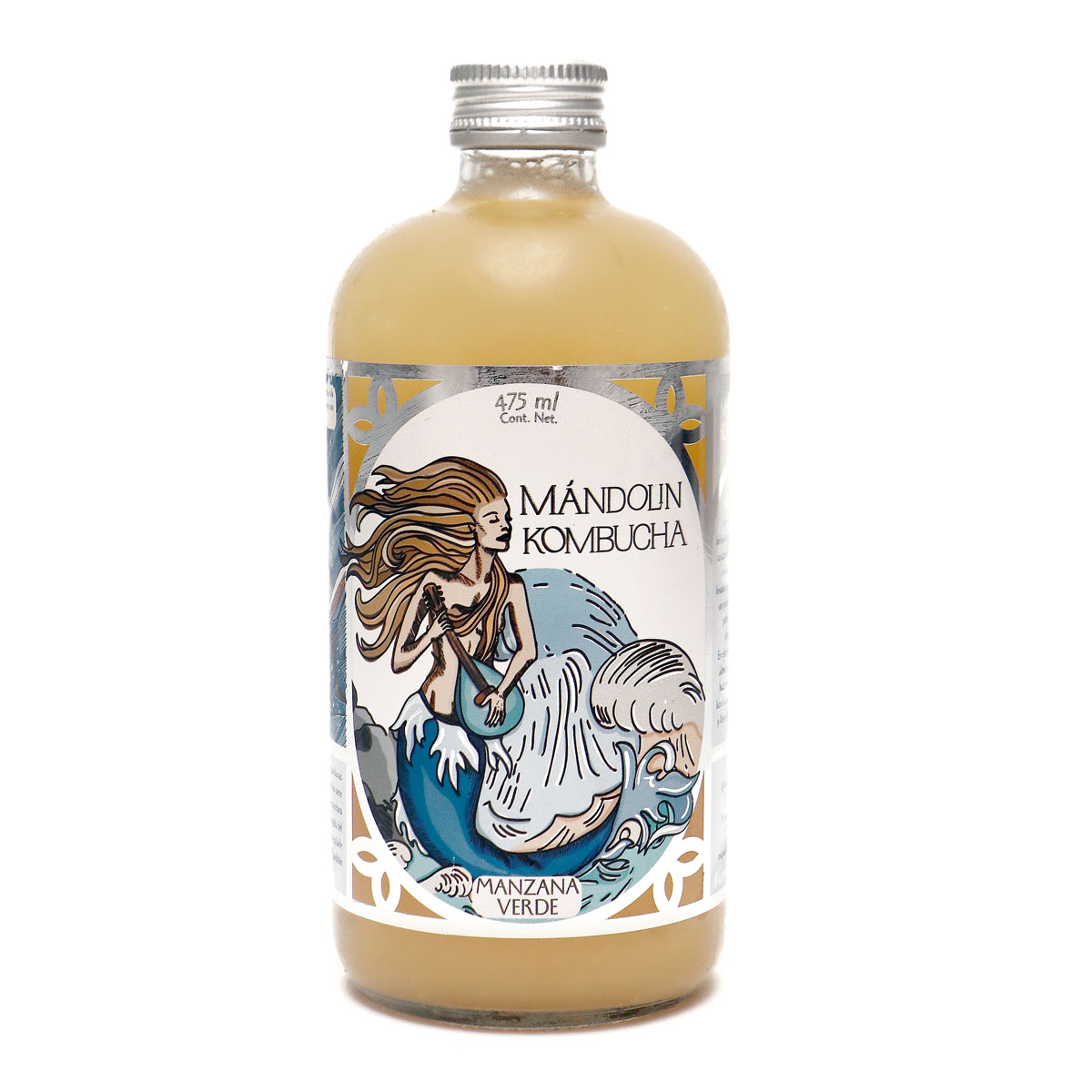 Mándolin Kombucha Sabor Manzana Verde image number null