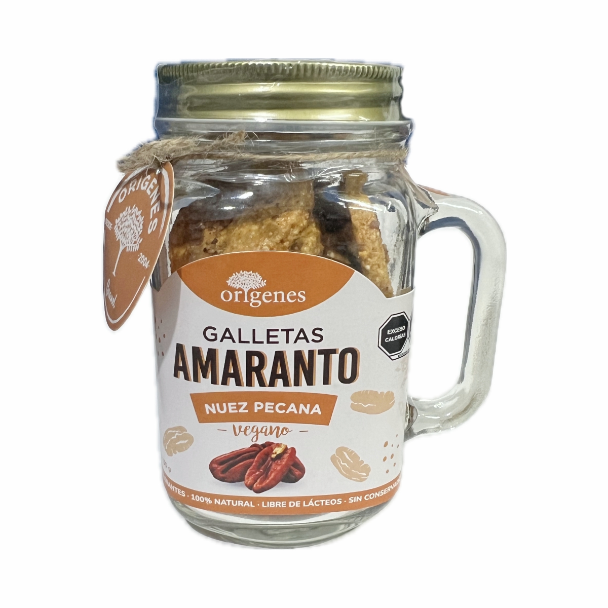 Mason Jar con Galletas de Amaranto & Nuez Origenes image number null