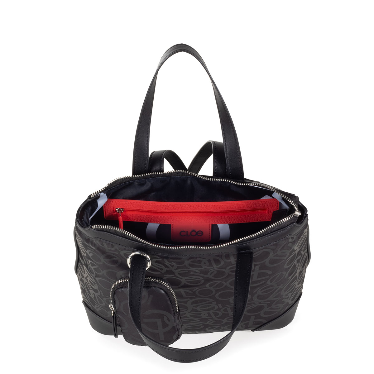 Bolso Backpack Cloe Negro para Mujer image number null