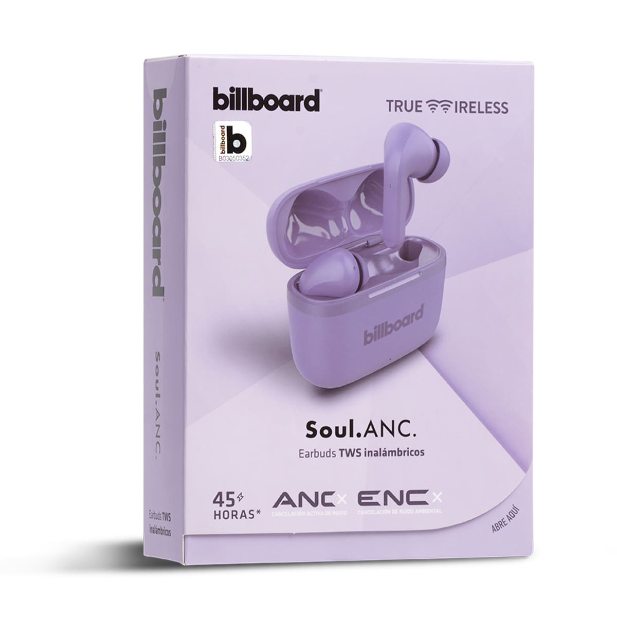 Audífonos Billboard Soul True Wireless Violeta image number null