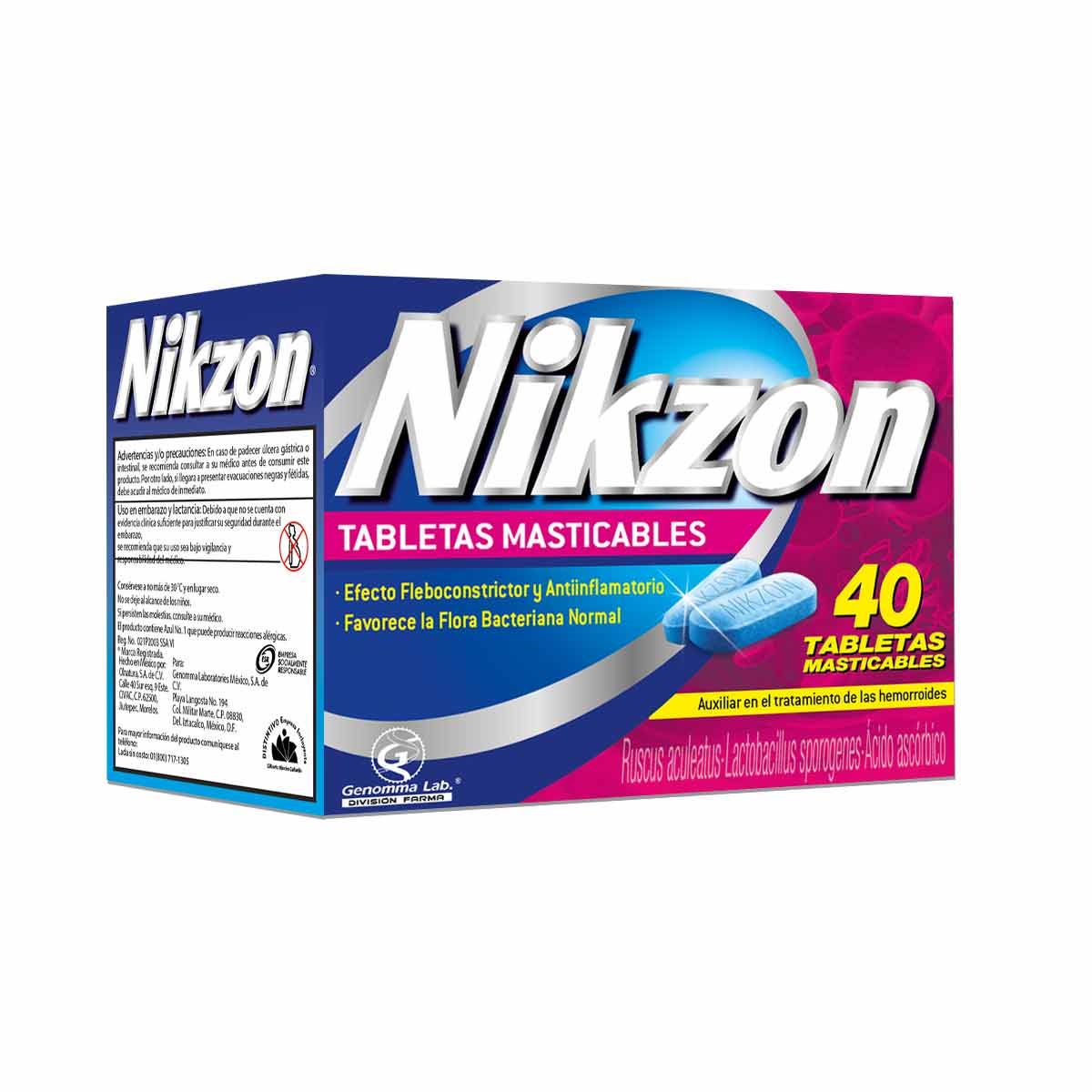 Nikzon 40 tabletas E/10 image number null
