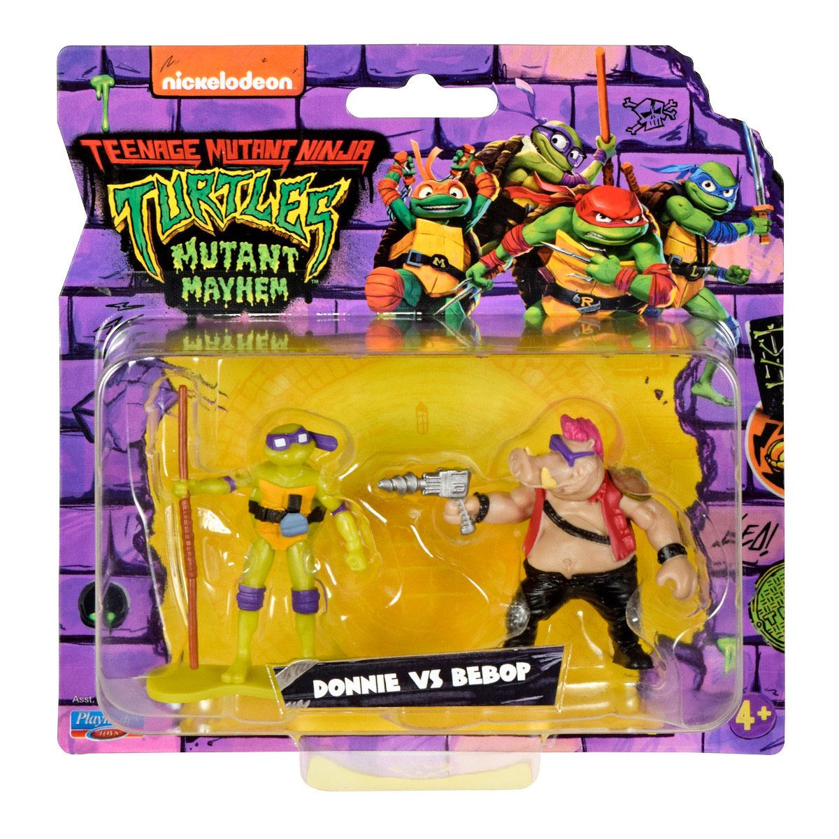 Teenage Mutant Ninja Turtles Movie Mini Figura 2 Pack Bandai image number null