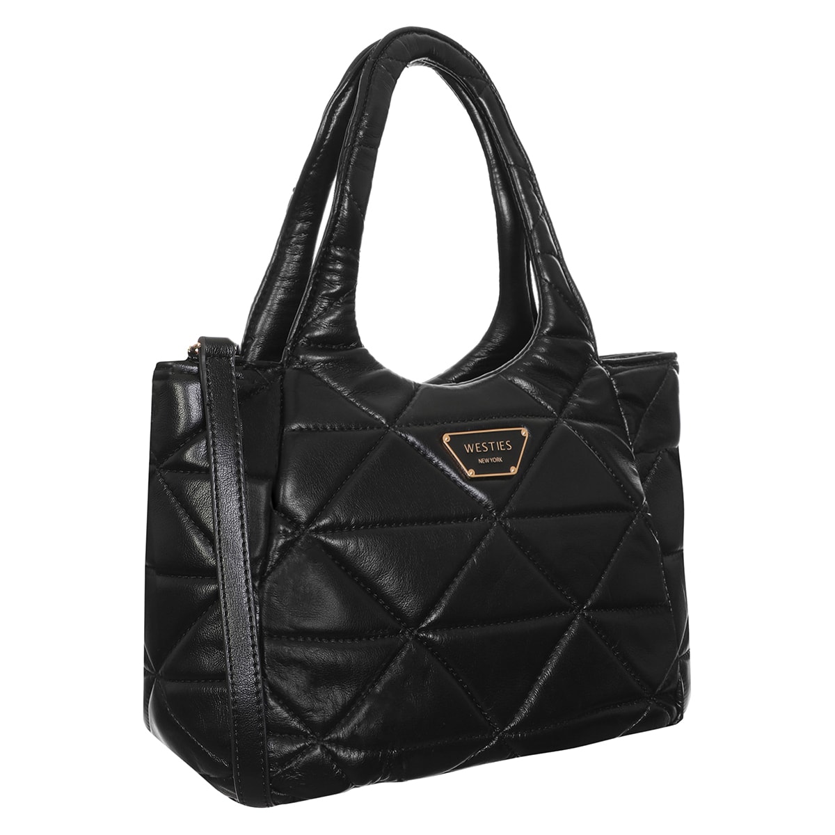 Bolso Satchel Westies Negro para Mujer image number null