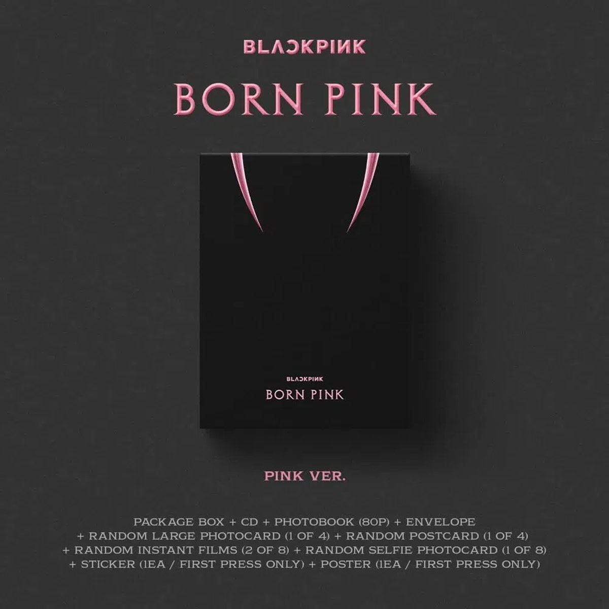CD Blackpink Born Pink Boxset edición estandar A/Pink image number null