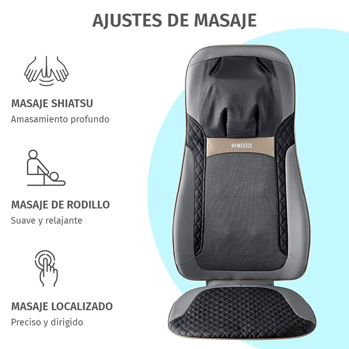 Masajeador de Espalda Shiatsu Elite II HoMedics image number null