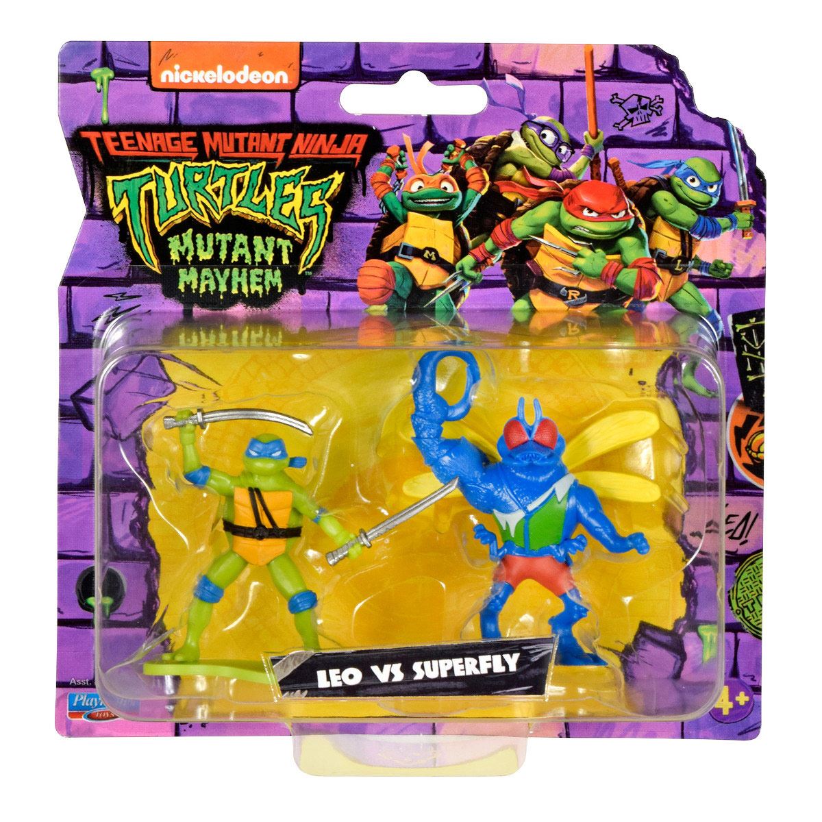 Teenage Mutant Ninja Turtles Movie Mini Figura 2 Pack Bandai image number null