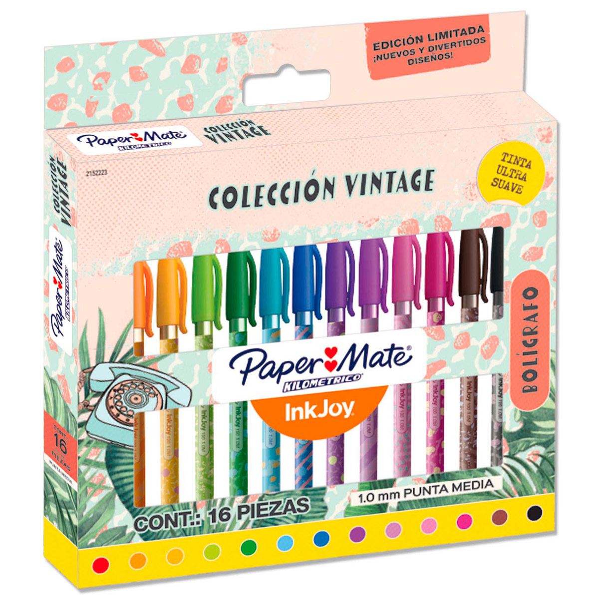 Bolígrafo kilométrico teens 16 piezas image number null