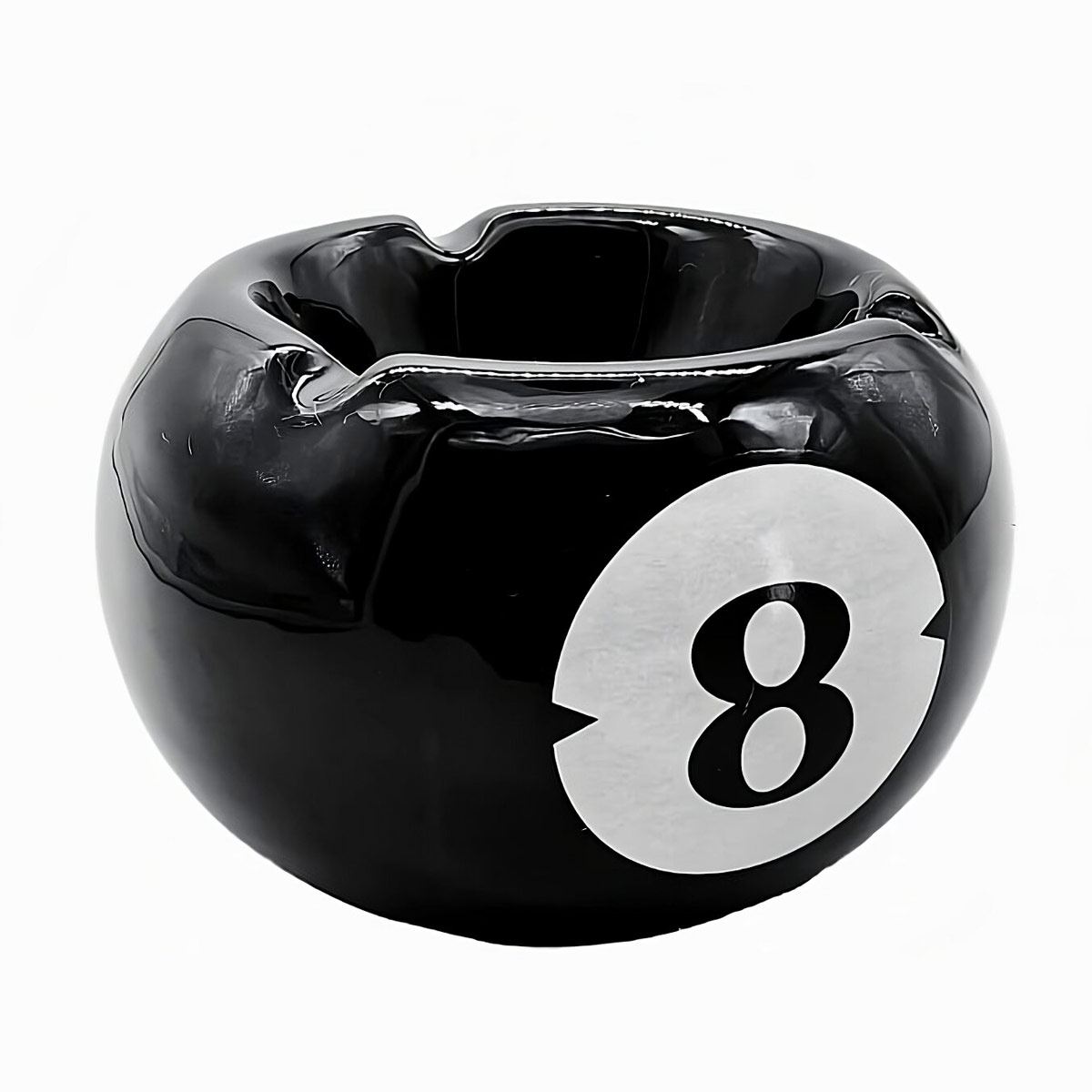 Cenicero Cer&aacute;mica Bola 8 image number null