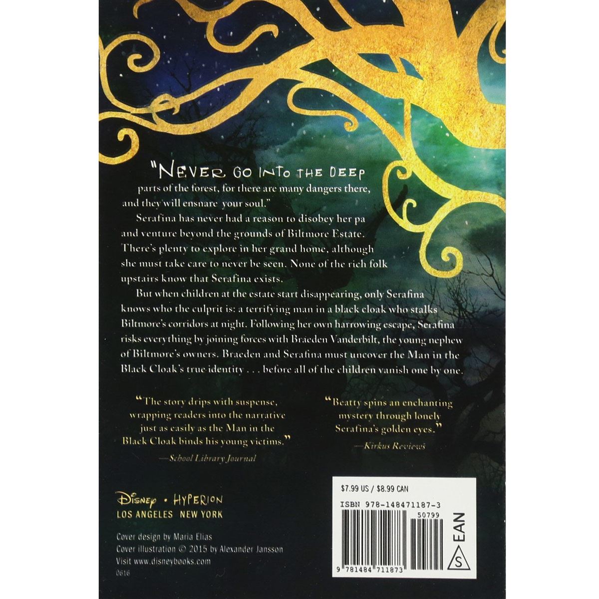 Serafina and the Black Cloak (The Serafina Series Book 1) image number null