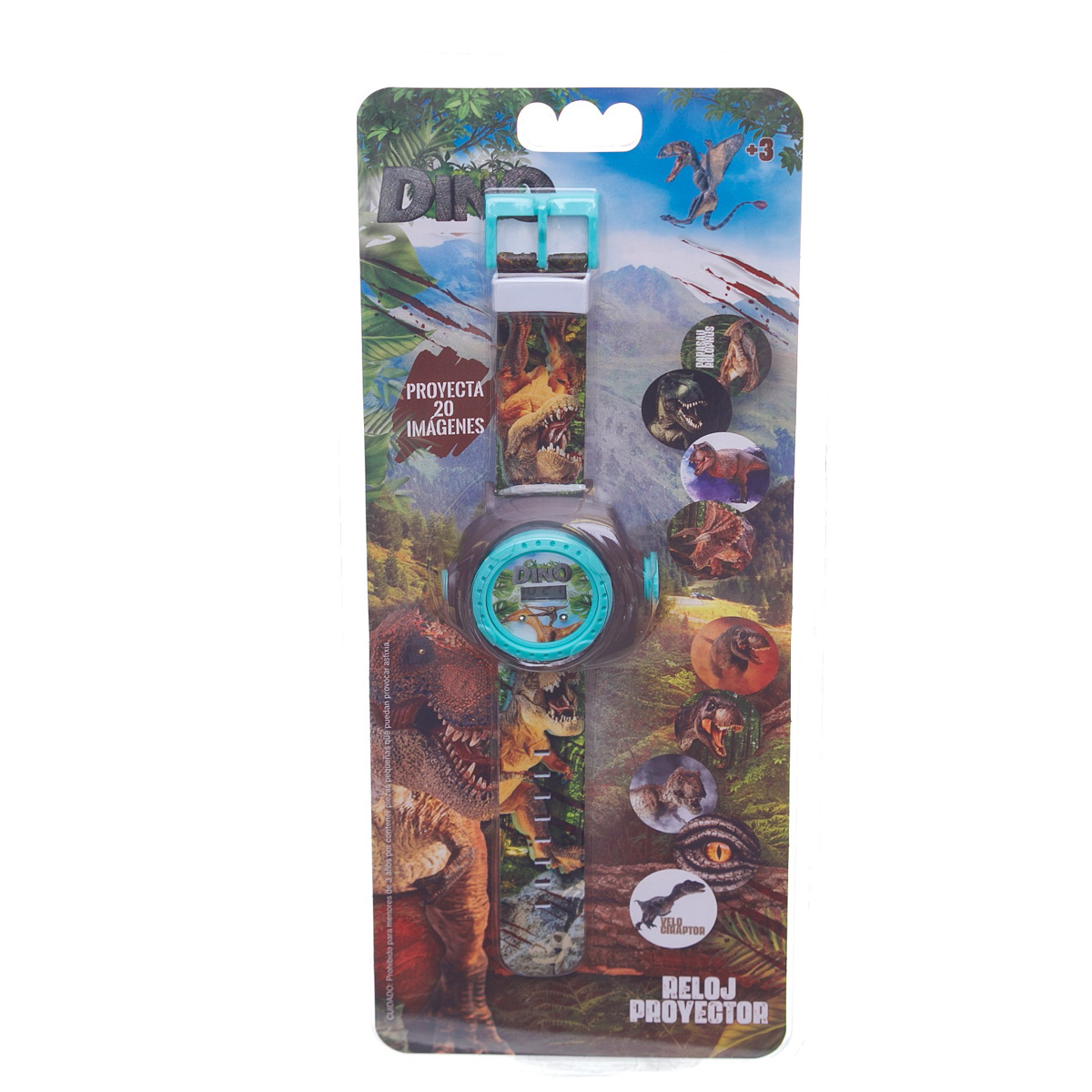 Set de Cartera y Reloj Digital Dinosaurios Switch image number null