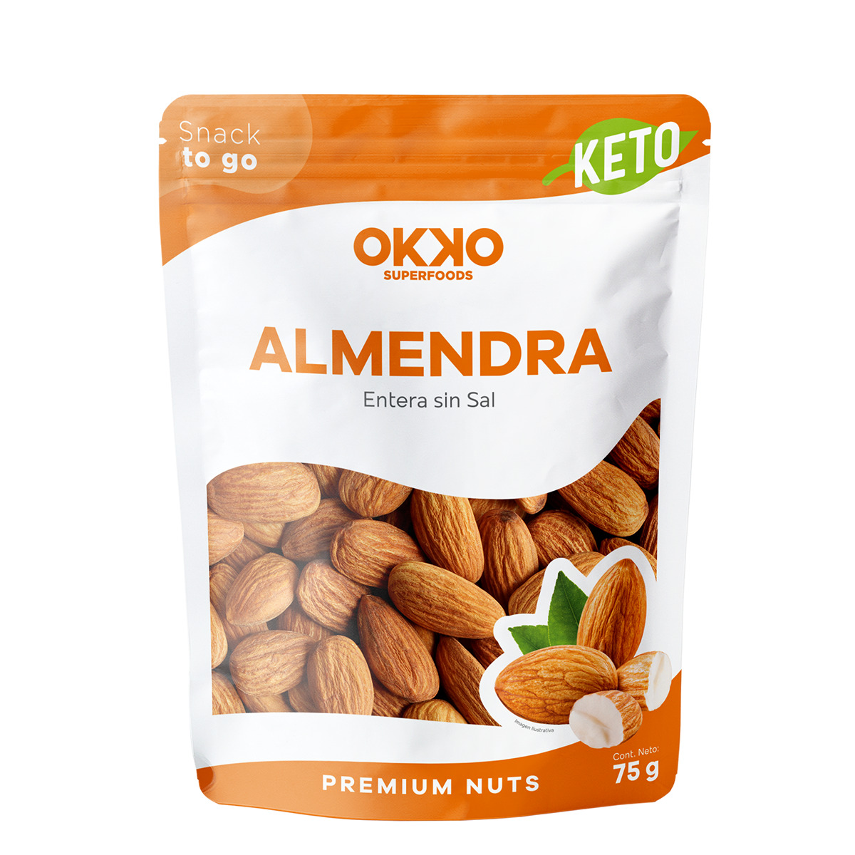 Almendra Entera Okko 75g image number null