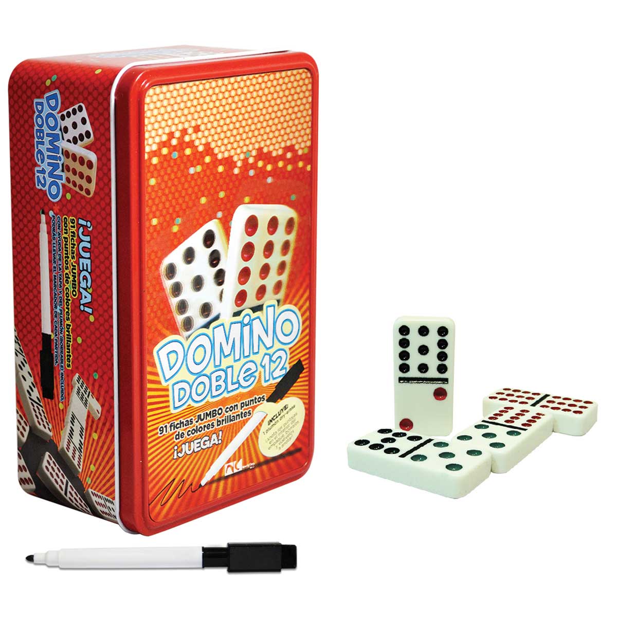 Domino Colores Doble 12 D583 Novelty image number null