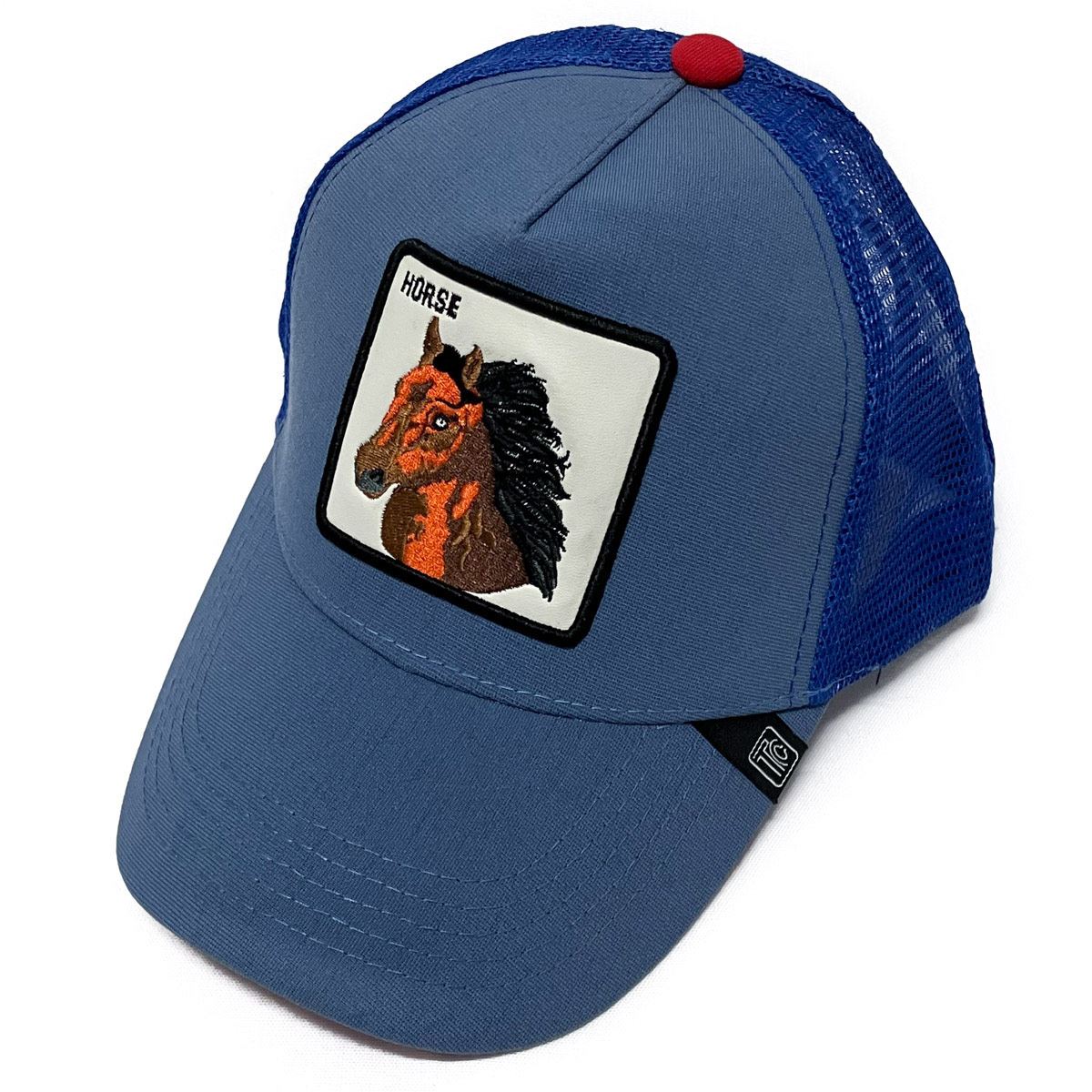 Gorra Trucker con parche de caballo image number null