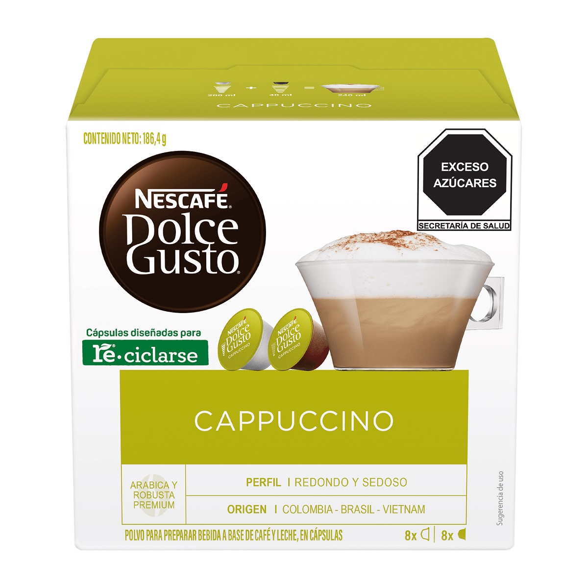 Cápsulas capuccino 16 piezas E-3 NUEVO image number null
