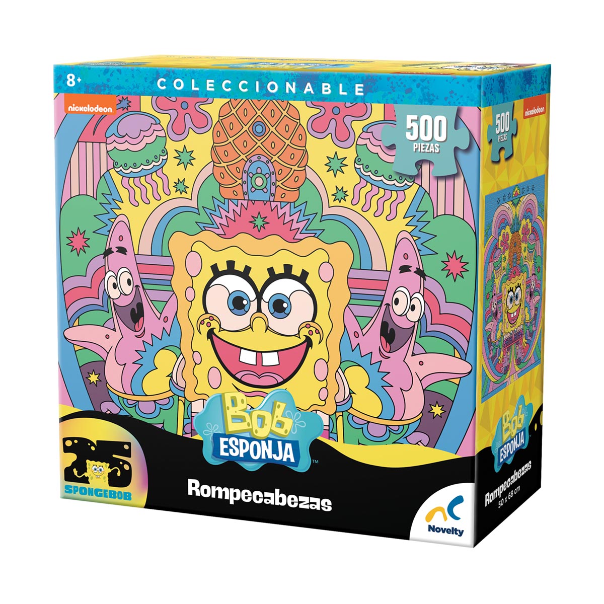 Rompecabezas Coleccionable Bob Esponja B 500 pzs image number null