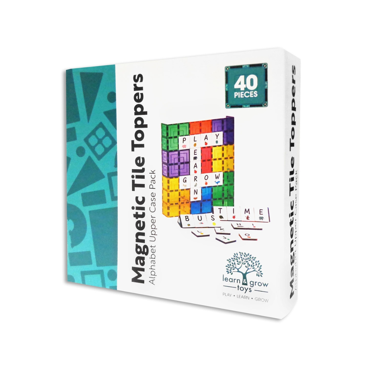 Set Mosaicos Magnéticos Alfabeto en Mayúsculas 40 Piezas Learn & Grow Toys image number null