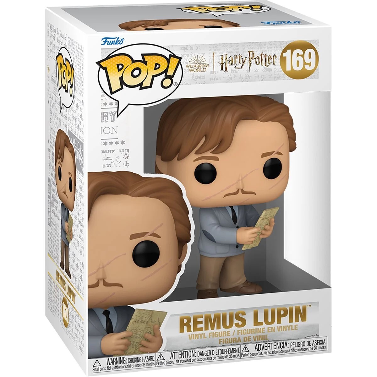 Funko Pop Movies: Harry Potter y El Prisionero de Azkaban Lupin con Mapa image number null