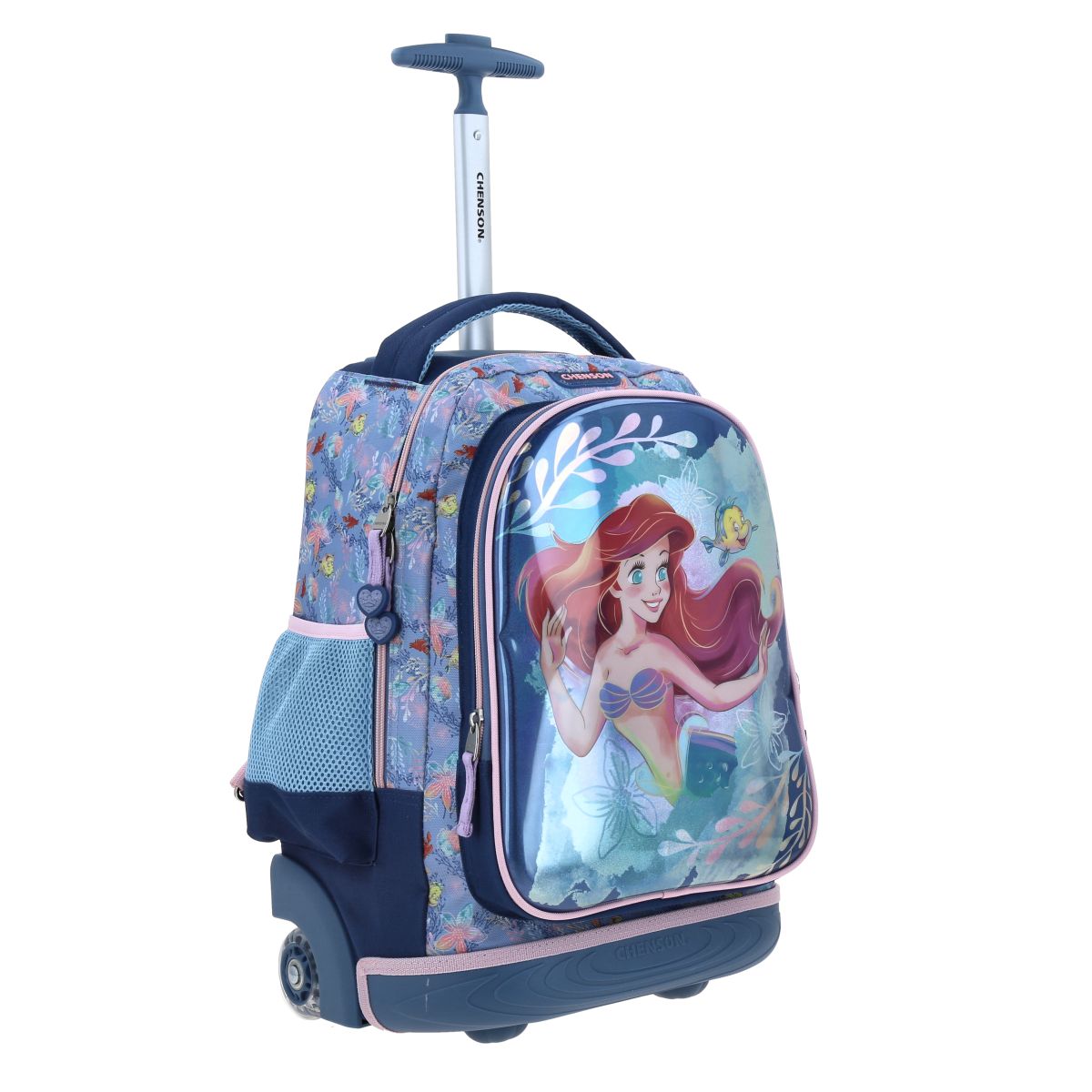 Mochila Rodante Azul de Ariel Princesas Chenson image number null