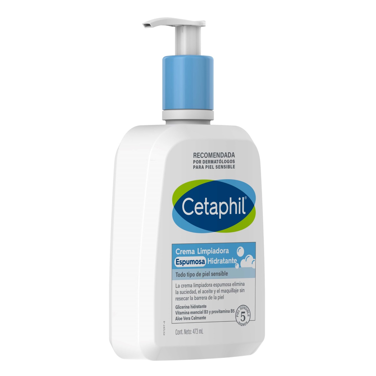 Cetaphil Crema Limpiadora Espumosa Hidratante 473ml image number null